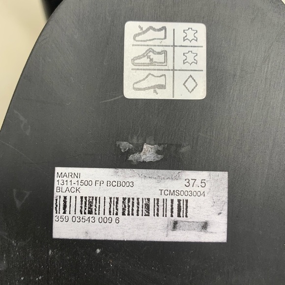 Marni Square Toe Chelsea Boots 37.5 - Picture 7 of 10